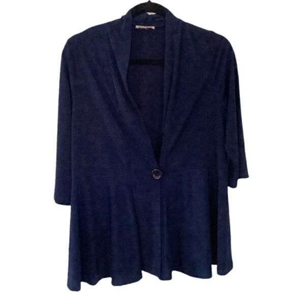 Enfocus Studio Navy Formal Pantsuit size 4 - Picture 8 of 9